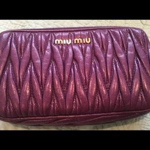 MIU MIU WRISTLET WALLET